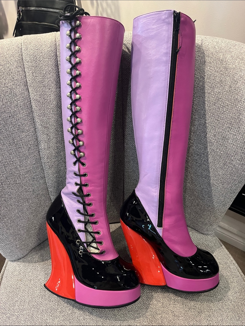 Grand National Fluevog Boots Size 7
